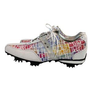 FootJoy LoPro Collection Golf Shoes Colorful Womens Lace Up Spikes Stidded Size